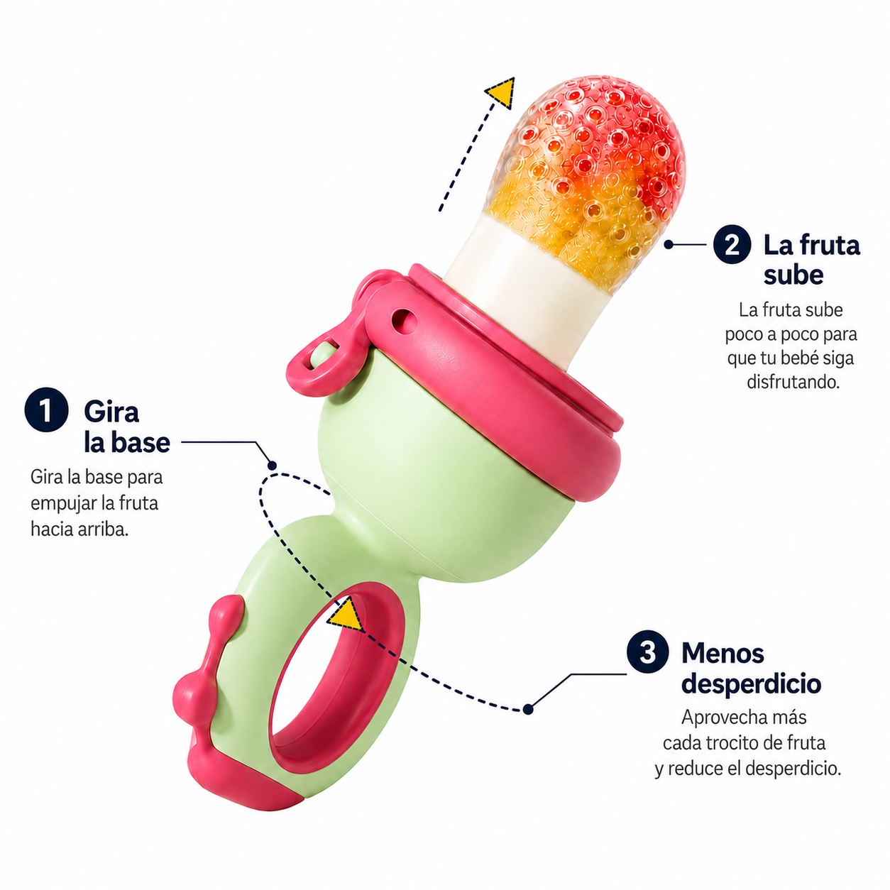 Chupete Alimentador para Bebés +6 Meses